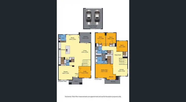 Floorplan of Homely house listing, 5 Atlantis Drive, Point Cook VIC 3030