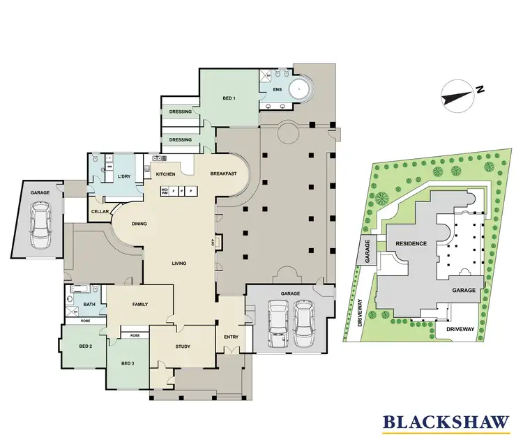 Floorplan of Homely house listing, 6 Grant Crescent, Griffith ACT 2603