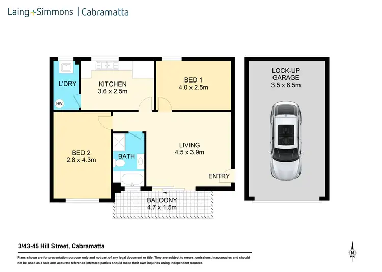 Floorplan of Homely unit listing, 3/43-45 Hill Street, Cabramatta NSW 2166