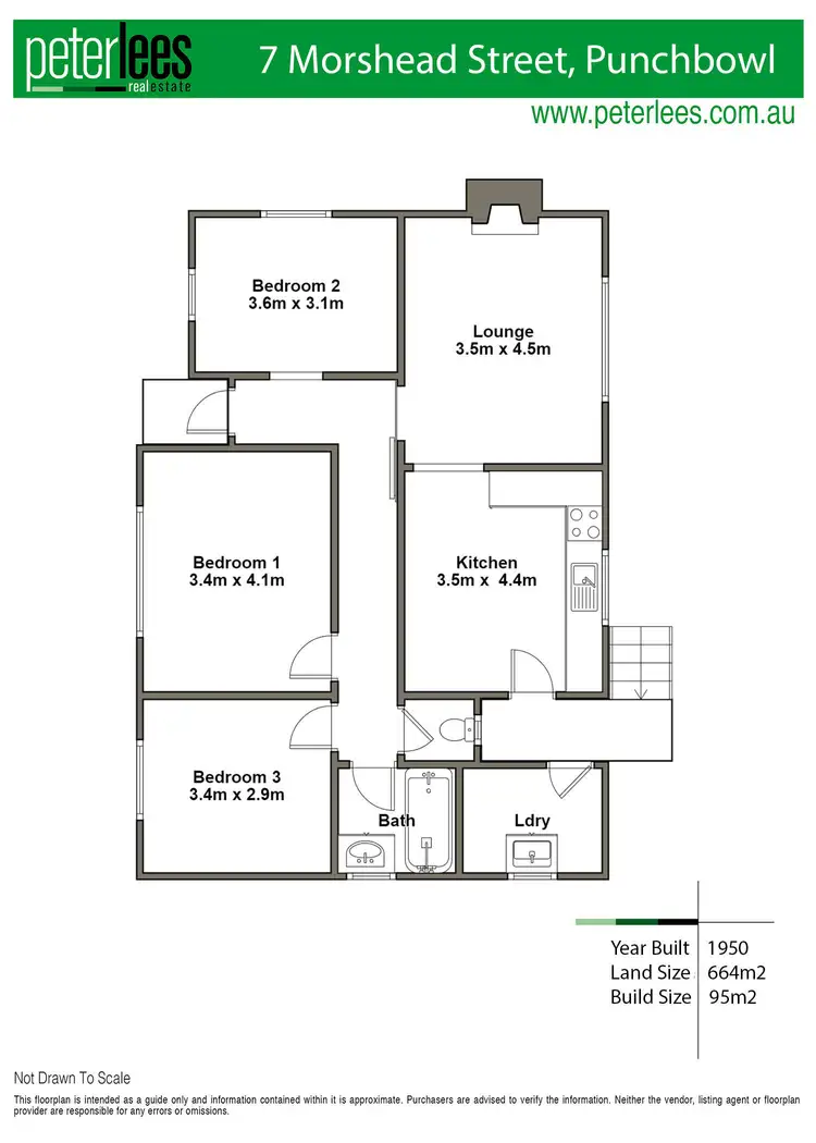 Floorplan of Homely house listing, 7 Morshead Street, Punchbowl TAS 7249
