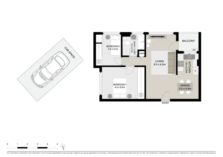 Floorplan of Homely apartment listing, 10/17 Mascot Drive, Eastlakes NSW 2018