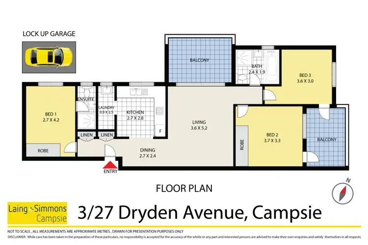 Floorplan of Homely unit listing, 3/27-29 Dryden Street, Campsie NSW 2194