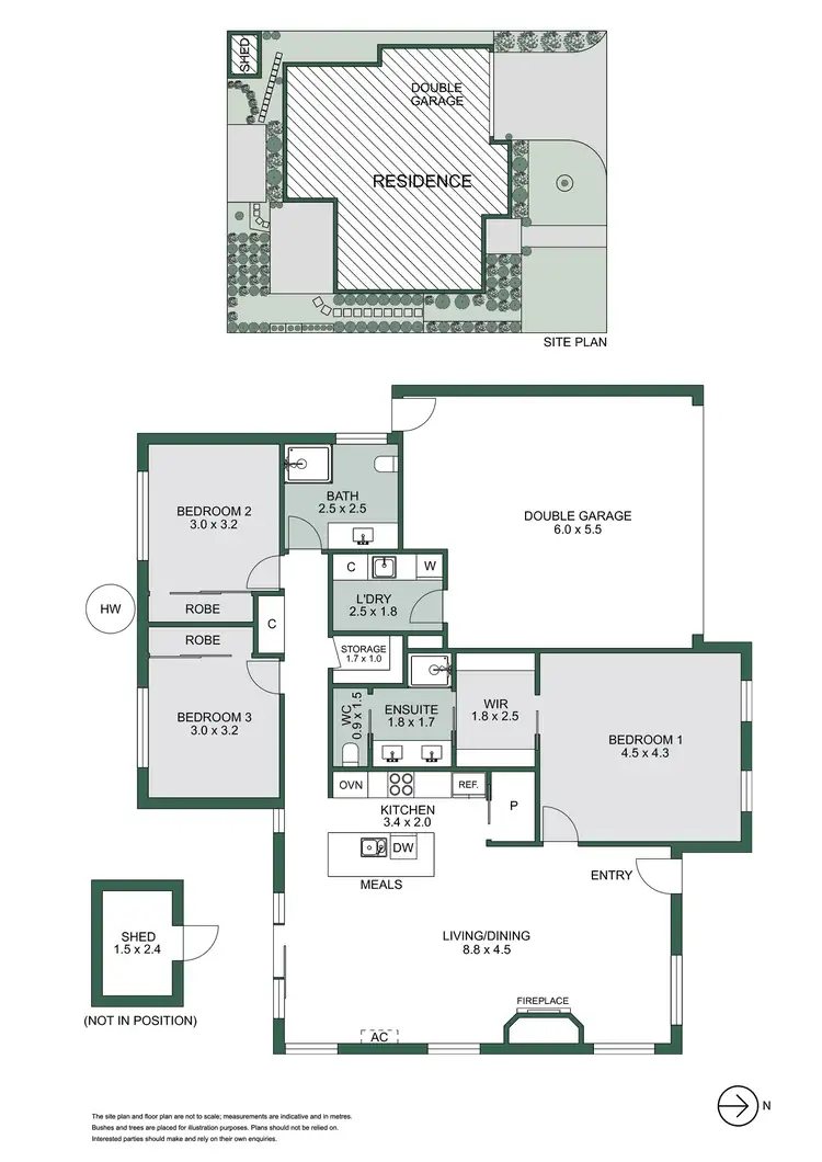 Floorplan of Homely unit listing, 25 Santa Rosa Circuit, Rosebud VIC 3939