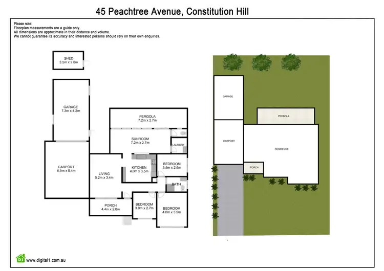Floorplan of Homely house listing, 45 Peachtree Avenue, Constitution Hill NSW 2145