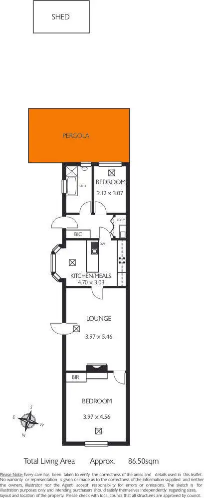 Floorplan of Homely house listing, 1/1 Grace Street, Goodwood SA 5034
