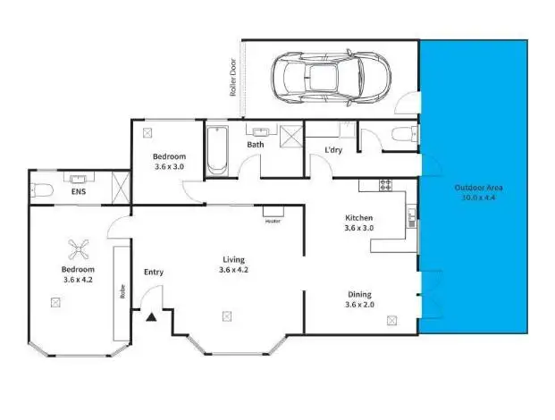 Floorplan of Homely unit listing, 5/144 Brighton Road, Somerton Park SA 5044