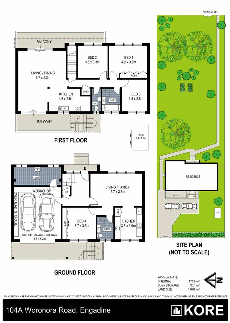 Floorplan of Homely house listing, 104a Woronora Road, Engadine NSW 2233