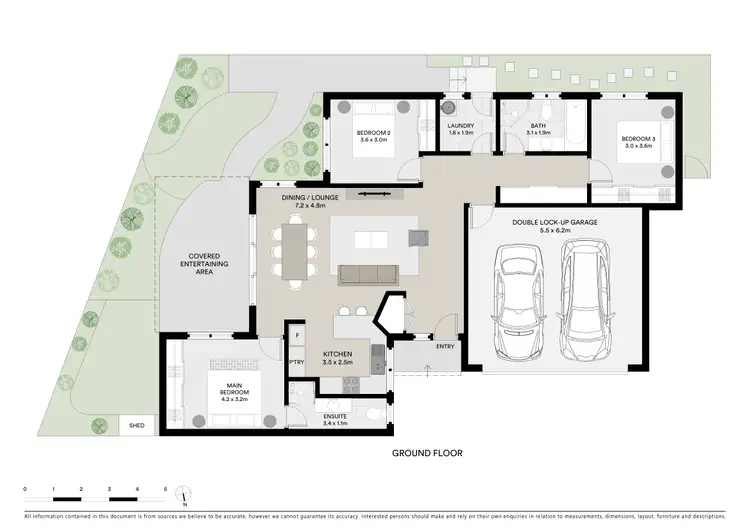 Floorplan of Homely villa listing, 3/290 Willarong Road, Caringbah South NSW 2229