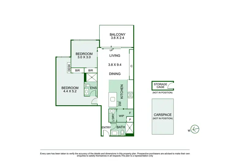 Floorplan of Homely apartment listing, 301/525 High Street, Prahran VIC 3181