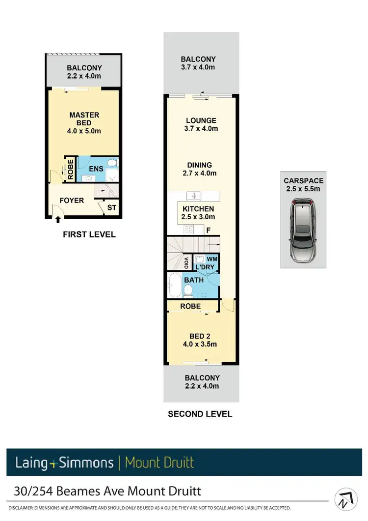Floorplan of Homely unit listing, 30/254 Beames Avenue, Mount Druitt NSW 2770
