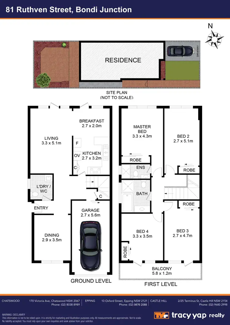 Floorplan of Homely house listing, 81 Ruthven Street, Bondi Junction NSW 2022