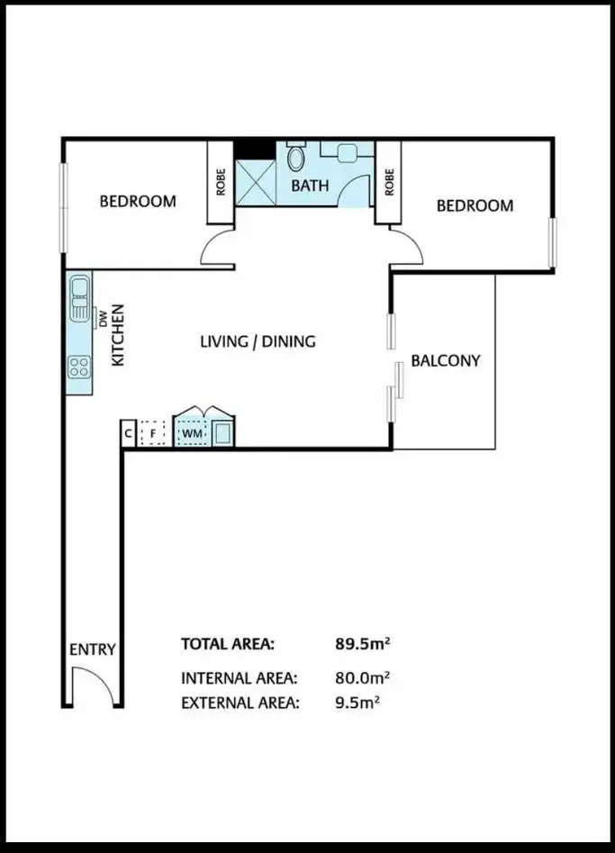 Floorplan of Homely apartment listing, 113/193-195 Springvale Road, Nunawading VIC 3131