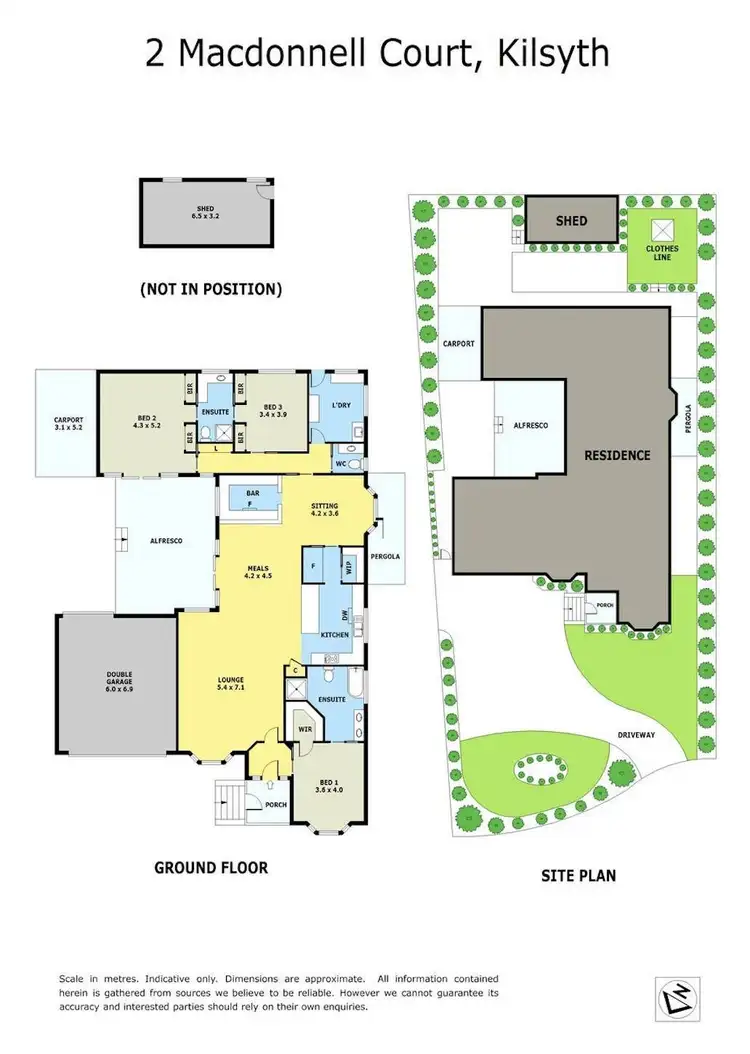Floorplan of Homely house listing, 2 Macdonnell Court, Kilsyth VIC 3137