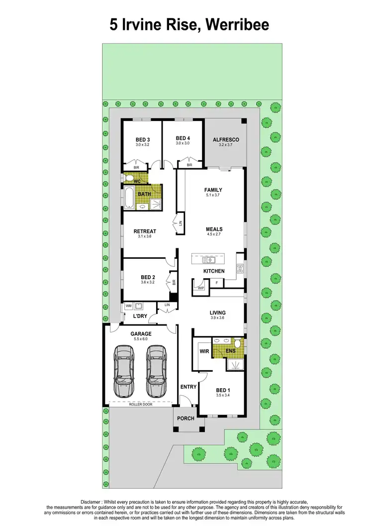 Floorplan of Homely house listing, 5 Irvine Rise, Werribee VIC 3030