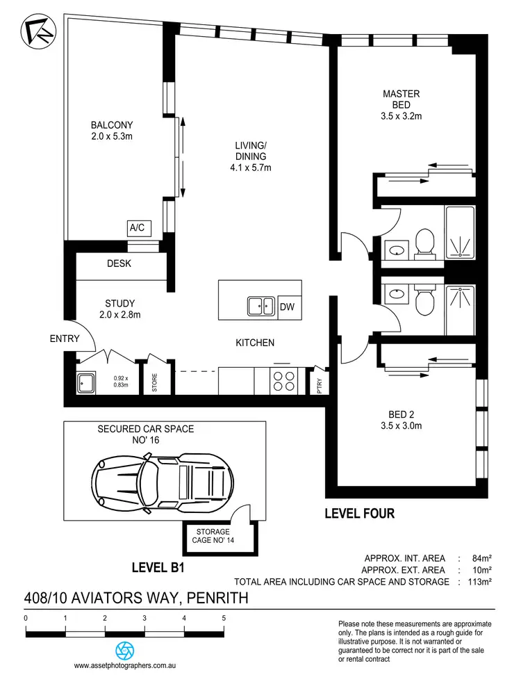 Floorplan of Homely apartment listing, 408/10 Aviators Way, Penrith NSW 2750