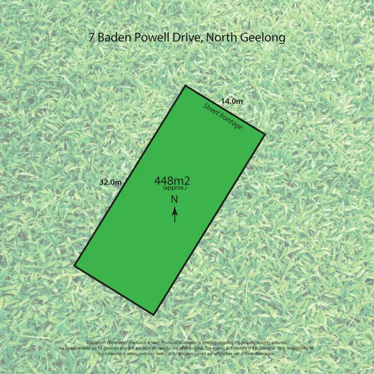 Floorplan of Homely land listing, 7 Baden Powell Drive, North Geelong VIC 3215