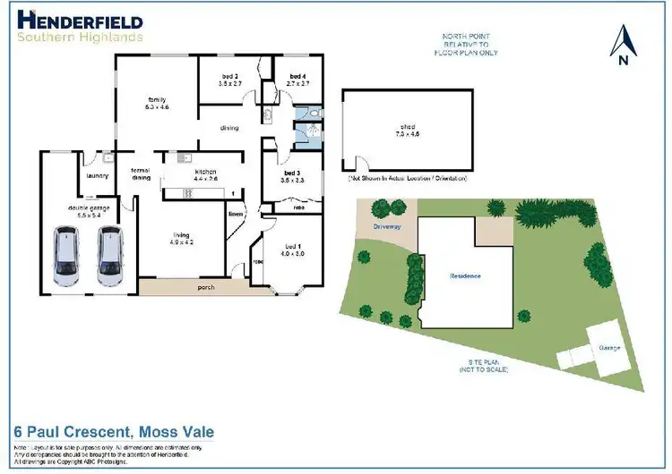 Floorplan of Homely house listing, 6 Paul Crescent, Moss Vale NSW 2577