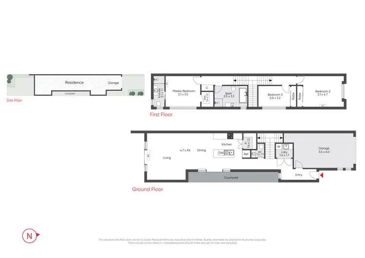 Floorplan of Homely townhouse listing, 7A Dyson Street, West Footscray VIC 3012