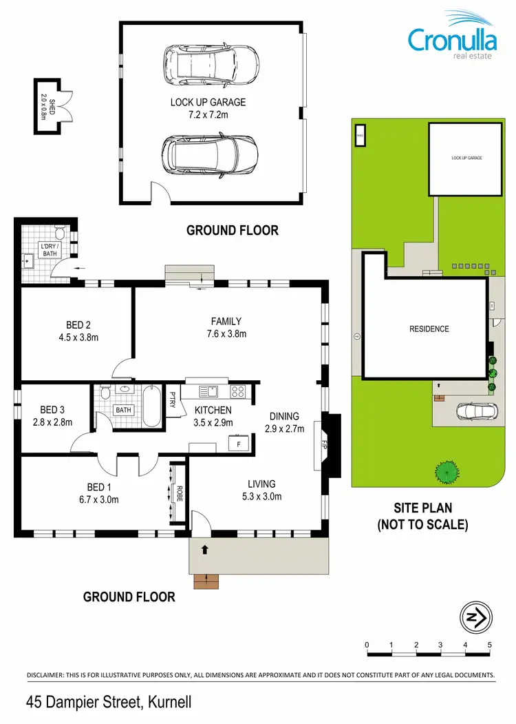 Floorplan of Homely house listing, 45 Dampier Street, Kurnell NSW 2231