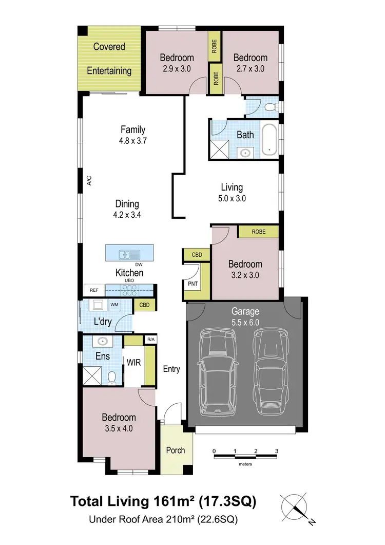 Floorplan of Homely house listing, 17 Southern Close, Drouin VIC 3818