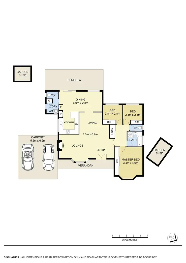 Floorplan of Homely house listing, 5 Adios Place, Keilor Downs VIC 3038