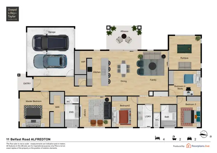 Floorplan of Homely house listing, 11 Belfast Road, Alfredton VIC 3350
