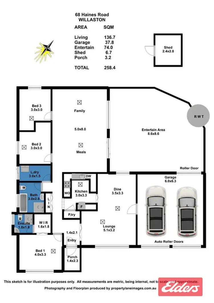 Floorplan of Homely house listing, 68 Haines Road, Willaston SA 5118