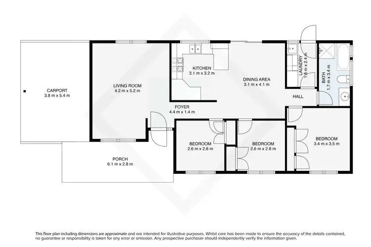 Floorplan of Homely house listing, 3 Cedar Court, Thurgoona NSW 2640
