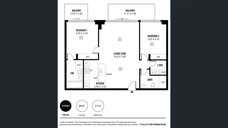 Floorplan of Homely apartment listing, 57/4-8 Charles Street, Adelaide SA 5000