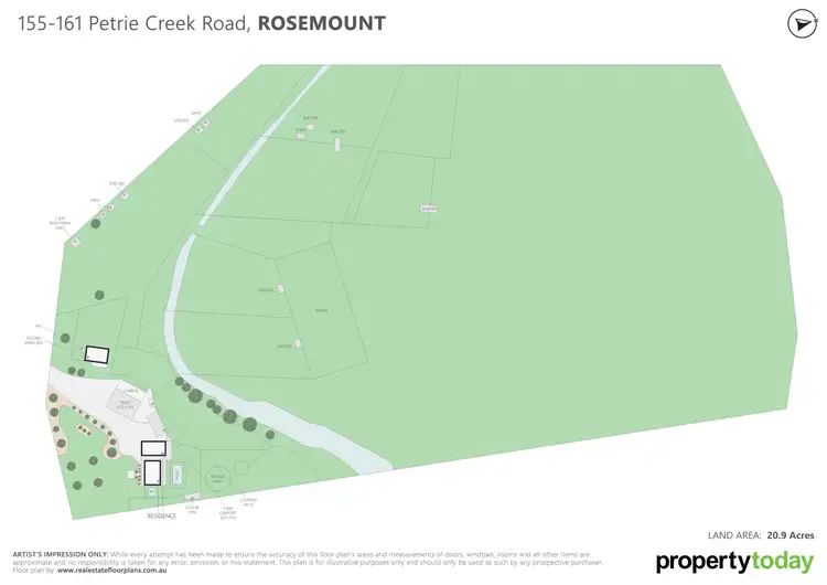Floorplan of Homely house listing, 155-161 Petrie Creek Road, Rosemount QLD 4560