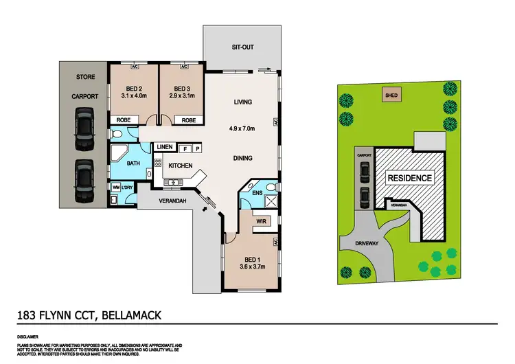 Floorplan of Homely house listing, 183 Flynn Circuit, Bellamack NT 832