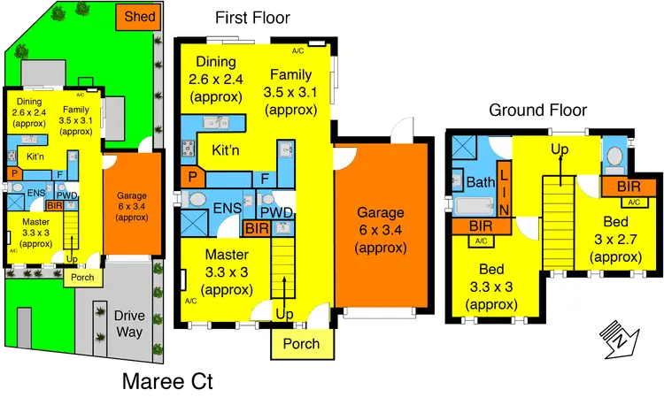 Floorplan of Homely unit listing, 2/17 Maree Court, Kurunjang VIC 3337