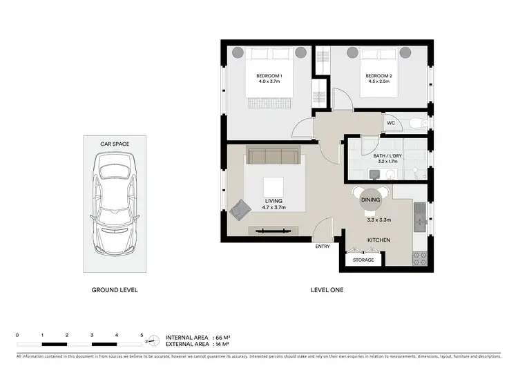 Floorplan of Homely apartment listing, 5/213 Gordon Street, Footscray VIC 3011