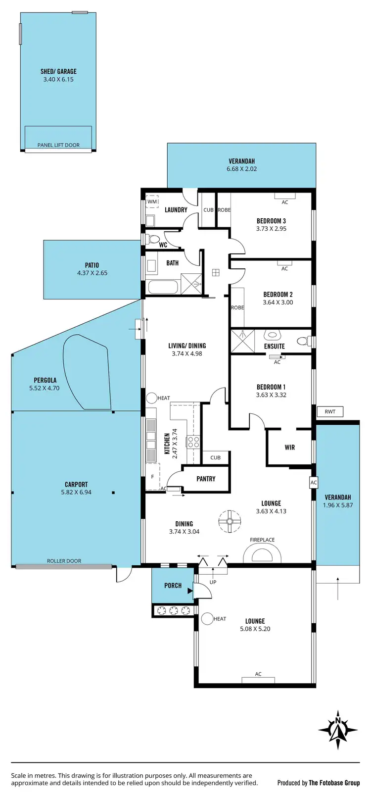 Floorplan of Homely house listing, 47 David Terrace, Morphett Vale SA 5162