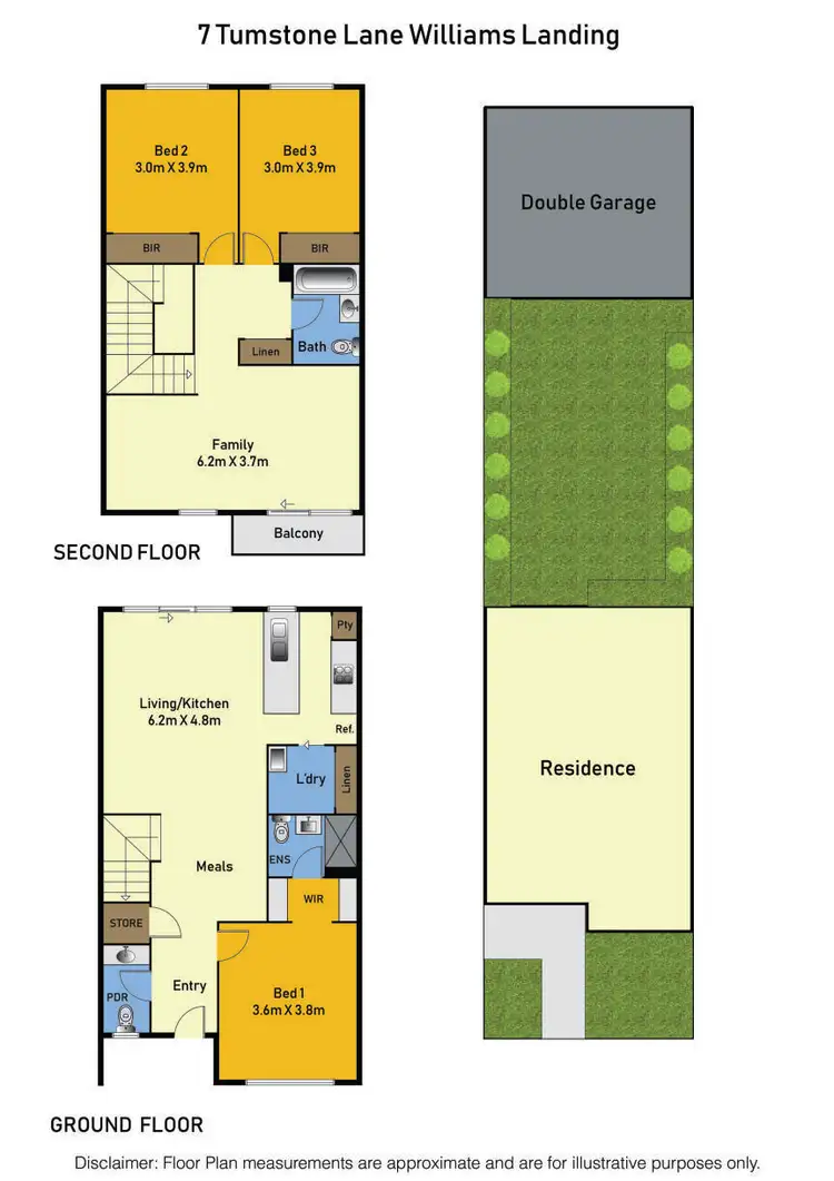 Floorplan of Homely townhouse listing, 7 Tumstone Lane, Williams Landing VIC 3027