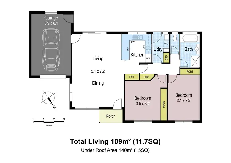 Floorplan of Homely unit listing, 13/30-38 Longwarry Road, Drouin VIC 3818