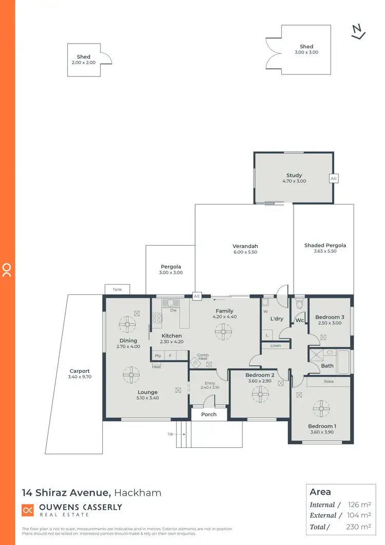 Floorplan of Homely house listing, 14 Shiraz Avenue, Hackham SA 5163