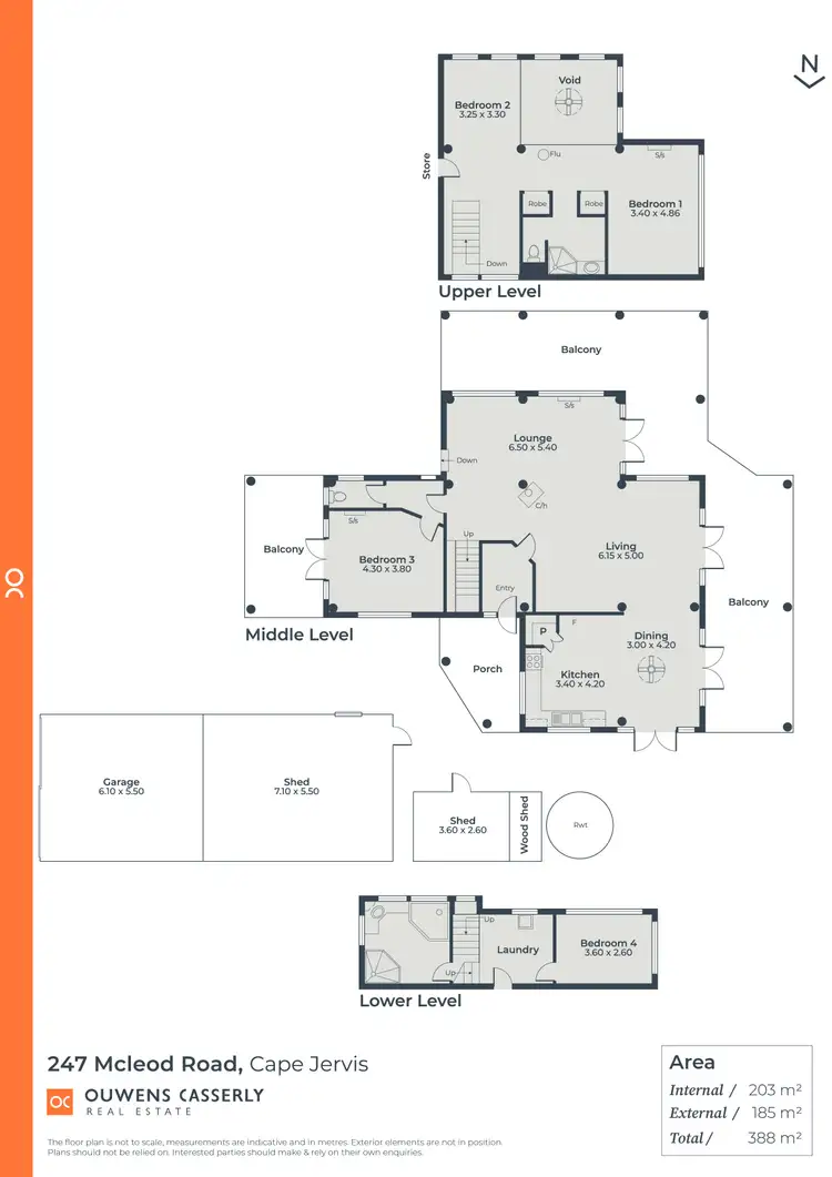Floorplan of Homely house listing, 247 McLeod Road, Cape Jervis SA 5204