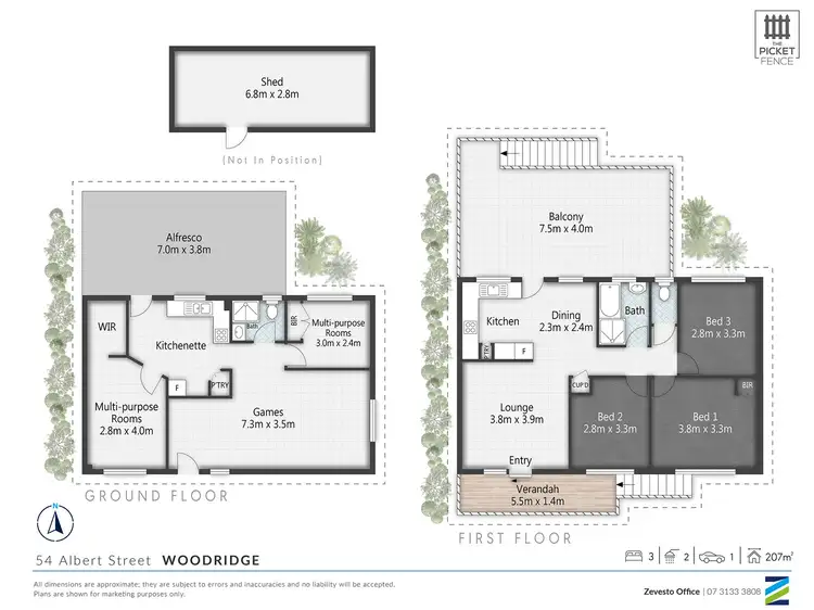 Floorplan of Homely house listing, 54 Albert Street, Woodridge QLD 4114