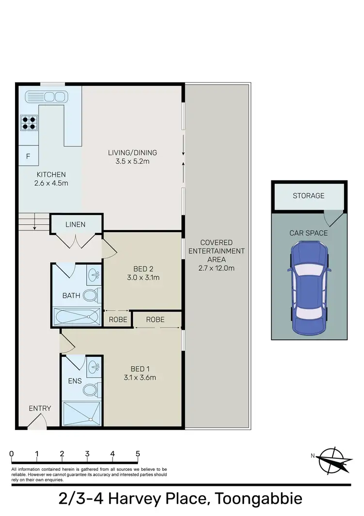 Floorplan of Homely apartment listing, 2/3-4 Harvey Place, Toongabbie NSW 2146