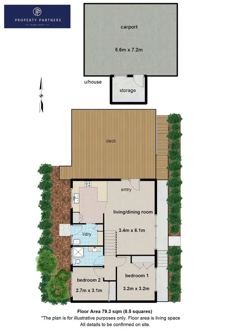 Floorplan of Homely unit listing, 2/45 Belmont Avenue, Upwey VIC 3158