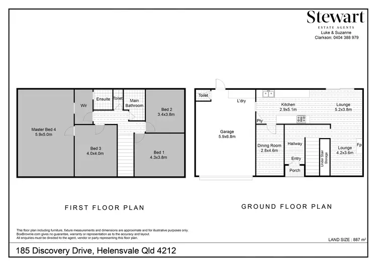 Floorplan of Homely house listing, 185 Discovery Drive, Helensvale QLD 4212