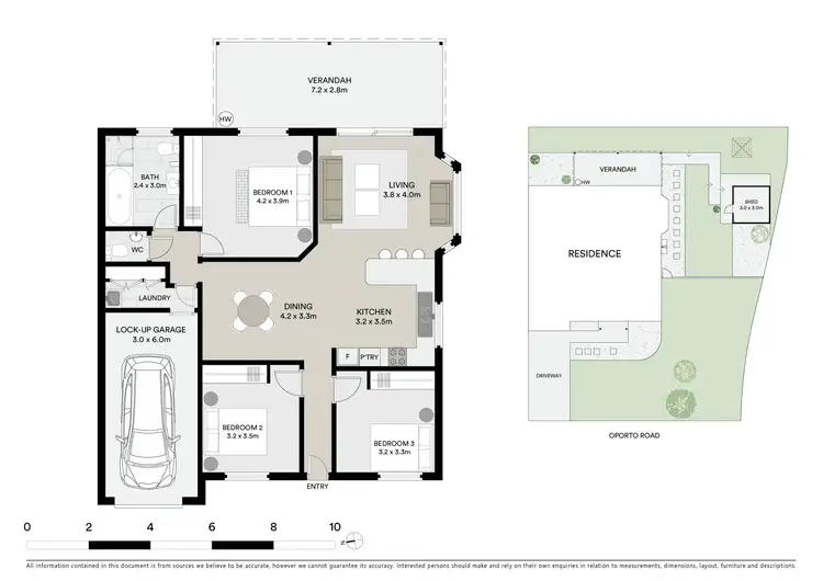 Floorplan of Homely villa listing, 2/1A Oporto Road, Mudgee NSW 2850