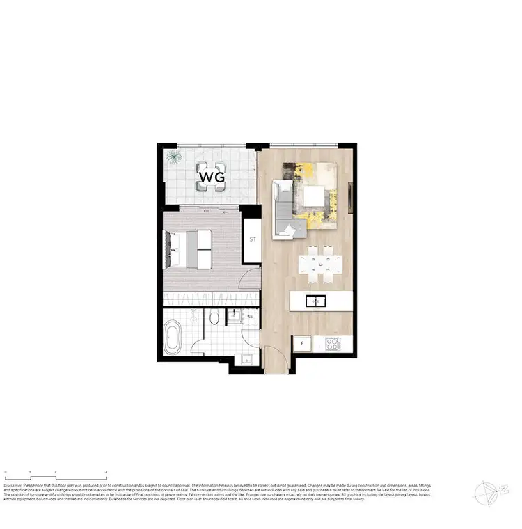 Floorplan of Homely apartment listing, Address available on request