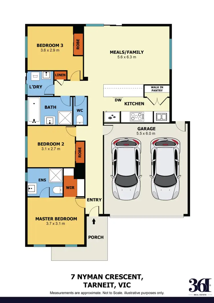 Floorplan of Homely house listing, 7 Nyman Circuit, Tarneit VIC 3029