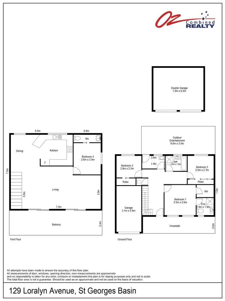 Floorplan of Homely house listing, 129 Loralyn Avenue, St Georges Basin NSW 2540