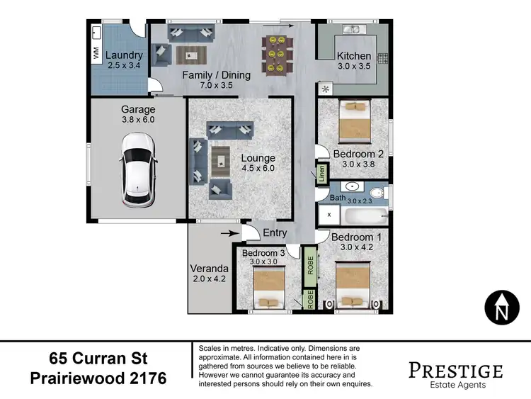 Floorplan of Homely house listing, 65 Curran Street, Prairiewood NSW 2176