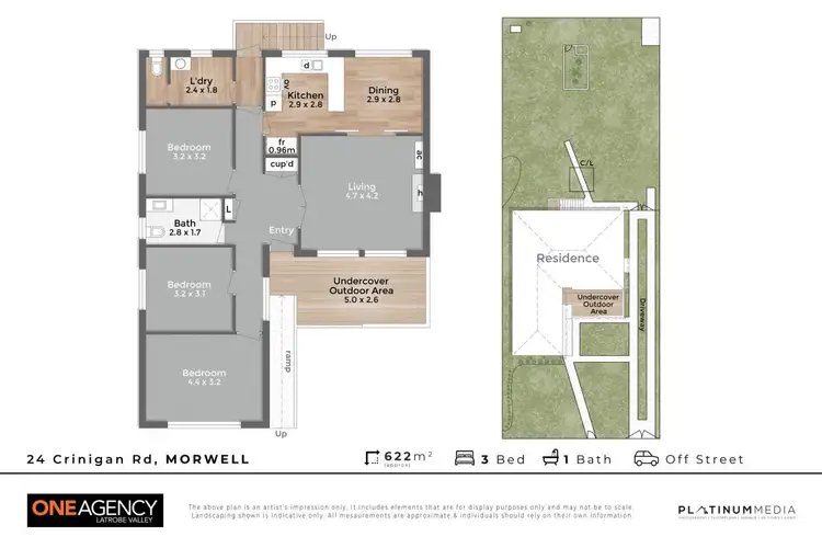 Floorplan of Homely house listing, 24 Crinigan Road, Morwell VIC 3840