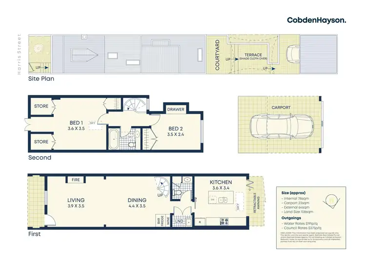Floorplan of Homely house listing, 19 Harris Street, Balmain NSW 2041