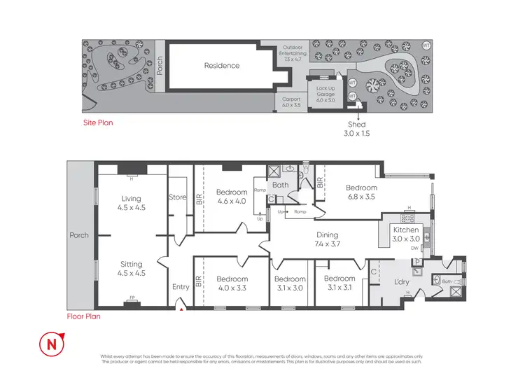 Floorplan of Homely house listing, 12 Esplanade, Williamstown VIC 3016